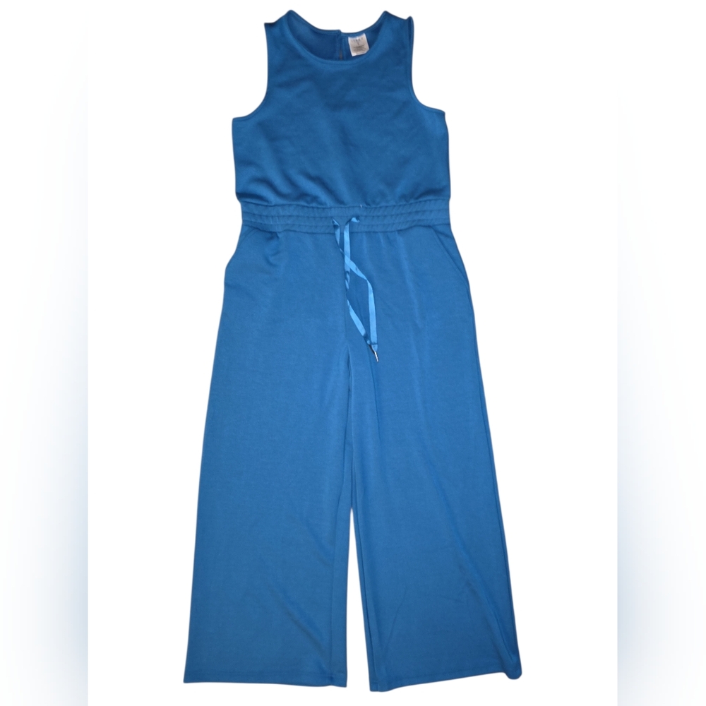 (NWOT) Royal Blue Sleeveless Jumpsuit - Picture 4 of 7